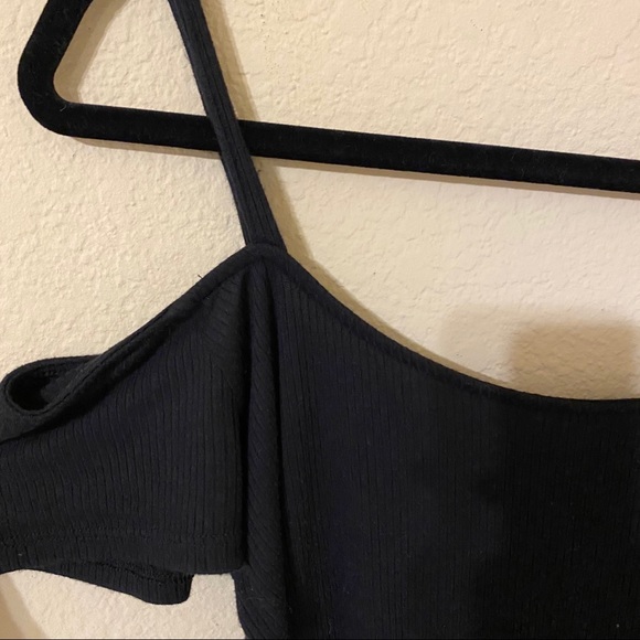 Black Urban Outfitter Off Shoulder Body Suit - Picture 3 of 5